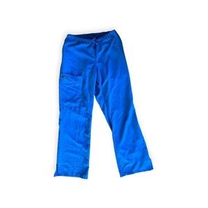 Jockey technical medical scrub pants blue drawstring waist XSP